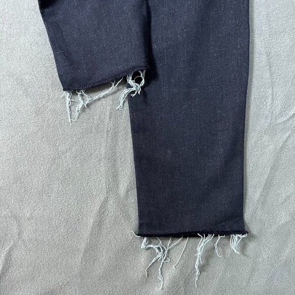 MOTHER‎ Looker Ankle Fray So Good Jeans Dark Wash Size 28 - Picture 10 of 12